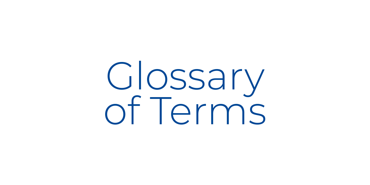 Glossary of Terms